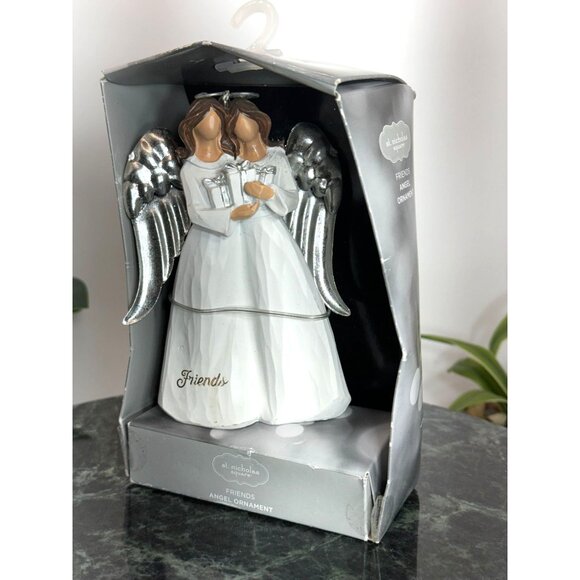 St. Nicholas Square FRIENDS Angel Figurine Ornament Peace & Love - Picture 8 of 8
